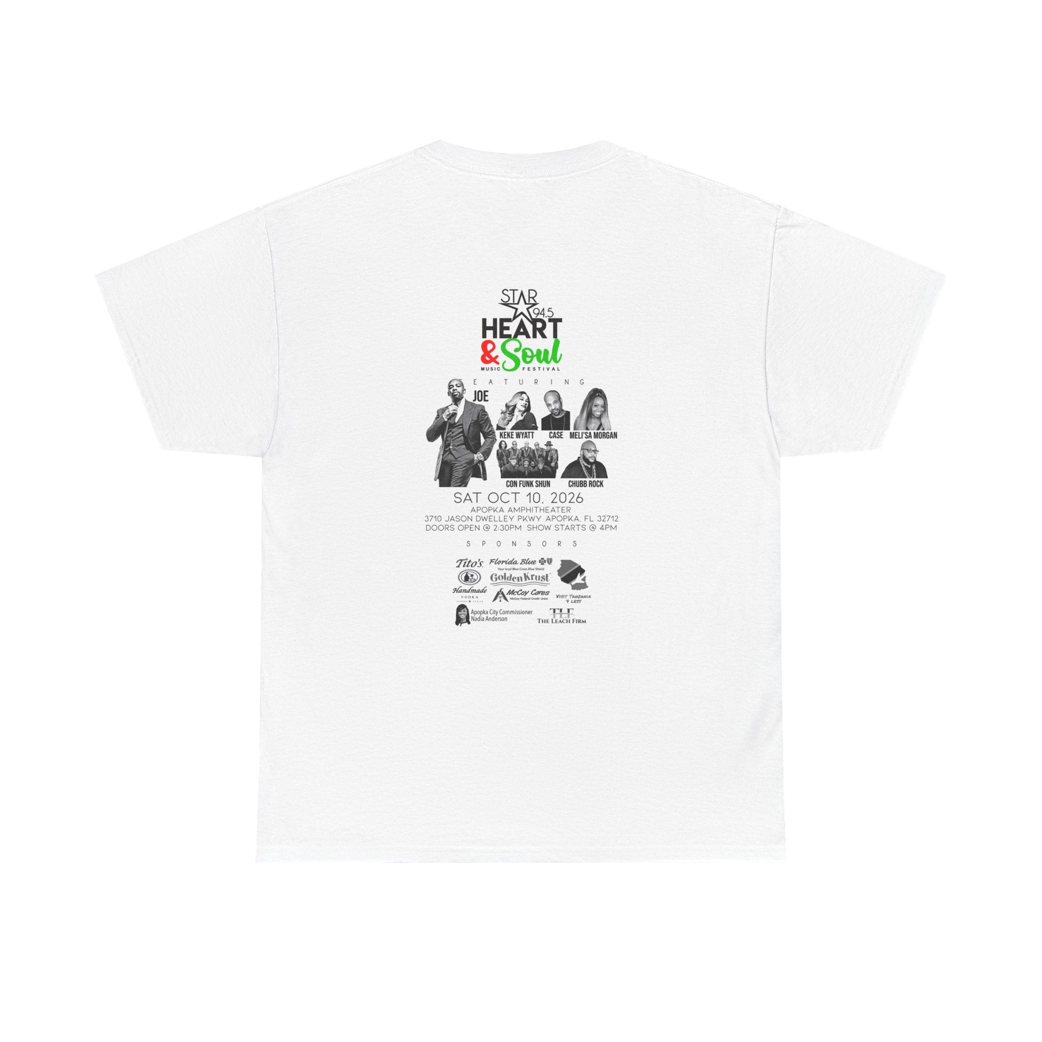Heart & Soul Music Festival T-Shirt — STAR 94.5 2026 Concert Tee