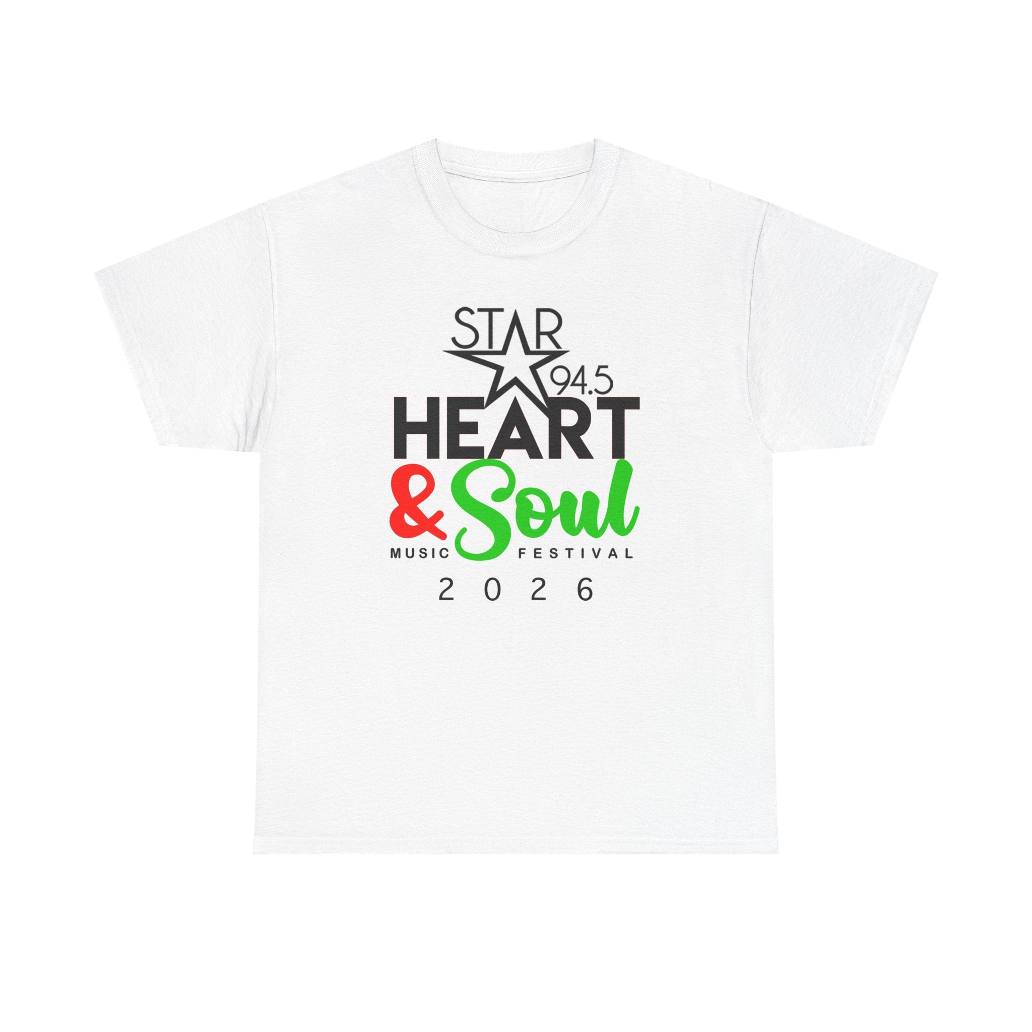 Heart & Soul Music Festival T-Shirt — STAR 94.5 2026 Concert Tee
