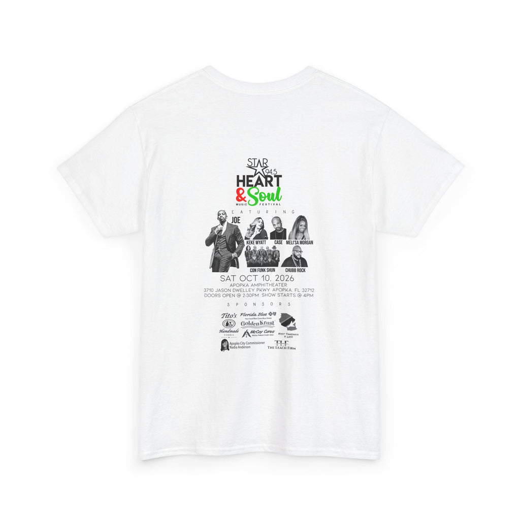 Heart & Soul Music Festival T-Shirt — STAR 94.5 2026 Concert Tee