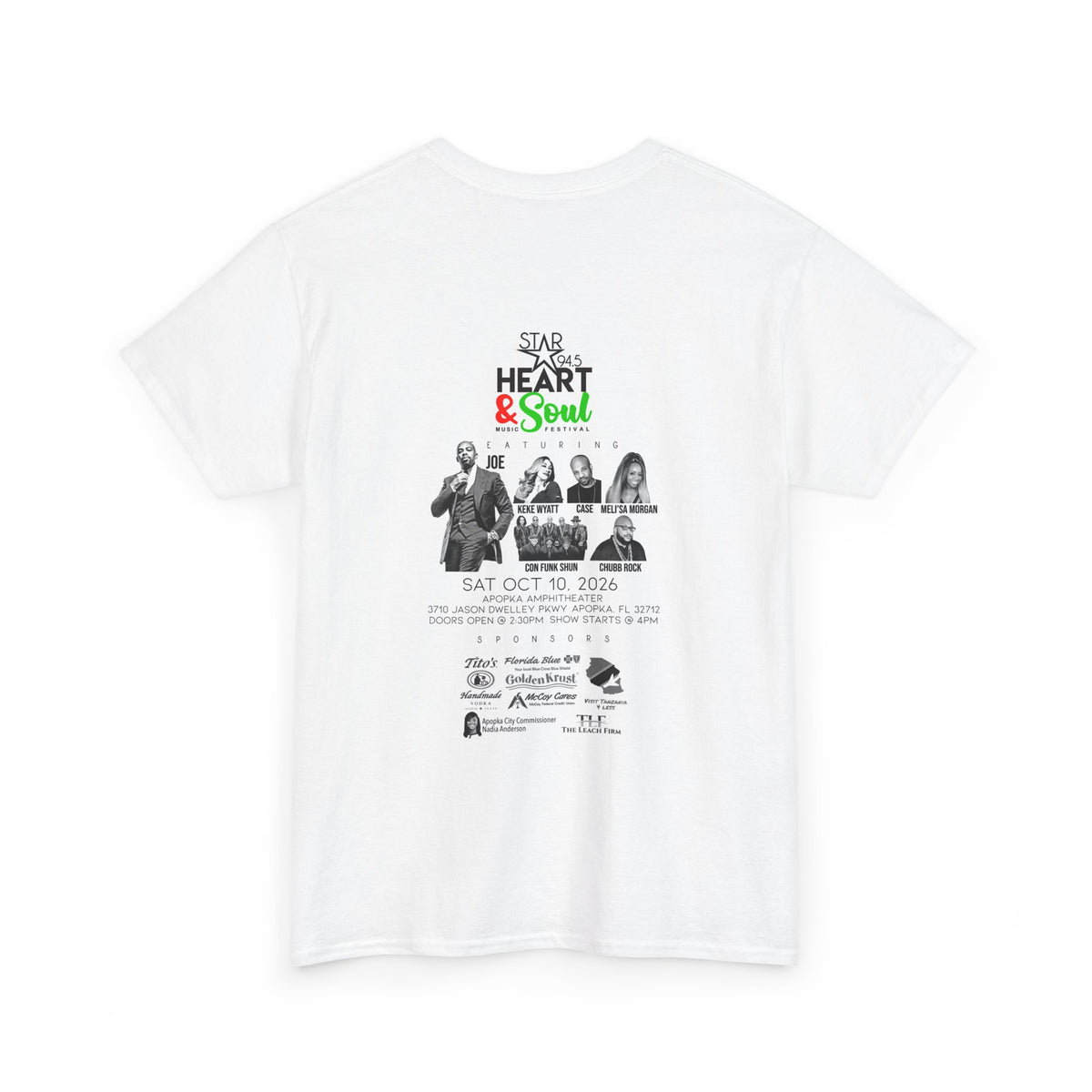Heart & Soul Music Festival T-Shirt — STAR 94.5 2026 Concert Tee